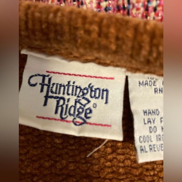 Huntington Ridge Orange Chunky Sweater Medium - Picture 3 of 7